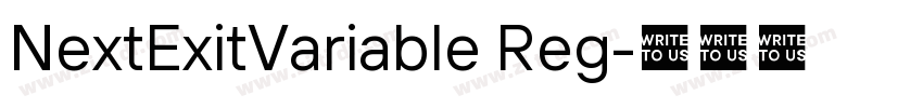 NextExitVariable Reg字体转换 NextExitVariable Reg字体转换